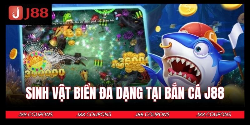 Sinh vật biển đa dạng, hình dáng sinh động