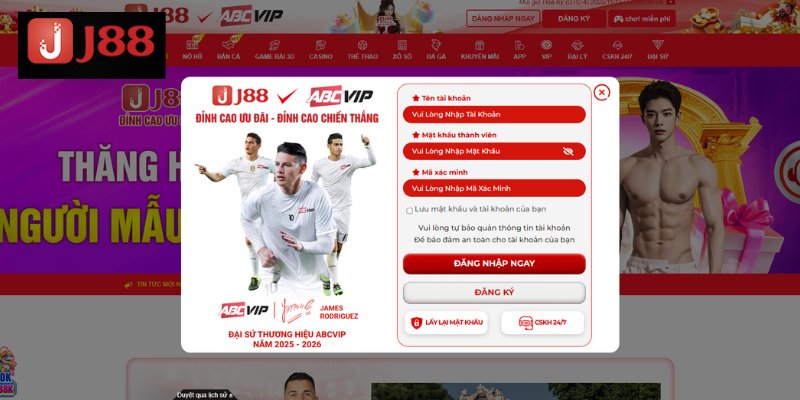 Đăng nhập tài khoản qua trình duyệt web trên máy tính