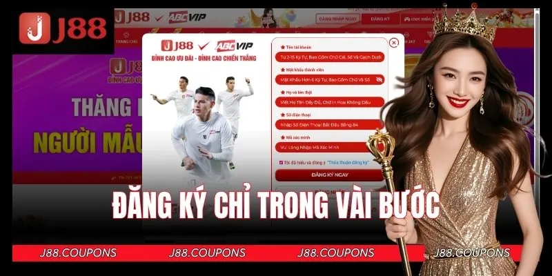 Cách đăng ký J88 nhanh chóng, chỉ trong vài bước đơn giản